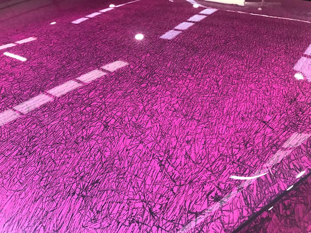 Bellarine Paint Panel Pink crystal FX